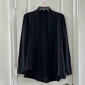 Active Life Womens Black Open Cardigan Sweater L